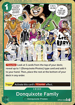 Donquixote Family (OP04-036) (V.3) - The Best (Common) [PRB01-OP04-036]