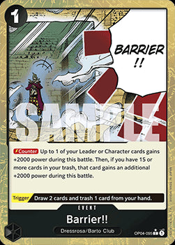 Barrier!! (OP04-095) (V.3)⁣ - The Best⁣ (Common)⁣ [OP04-095]