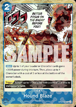 Hound Blaze (OP05-057) (V.2)⁣ - The Best⁣ (Rare)⁣ [OP05-057]