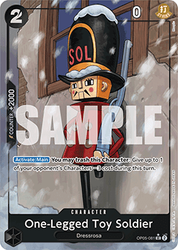 One-Legged Toy Soldier (OP05-081) (V.3) - The Best (Uncommon) [PRB01-OP05-081]