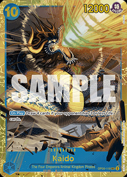 Kaido (OP05-118) (V.1) - The Best (Secret Rare) [PRB01-OP05-118]