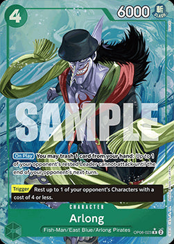 Arlong (OP06-023) (V.4)⁣ - The Best⁣ (Alternate Art)⁣ [OP06-023]