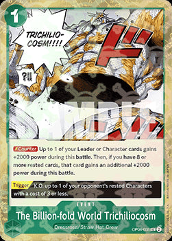 The Billion-fold World Trichiliocosm (OP06-038) (V.2)⁣ - The Best⁣ (Uncommon)⁣ [OP06-038]