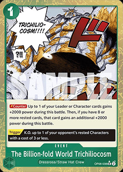 The Billion-fold World Trichiliocosm (OP06-038) (V.3)⁣ - The Best⁣ (Uncommon)⁣ [OP06-038]