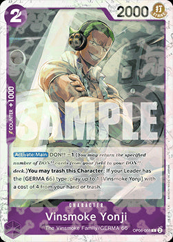 Vinsmoke Yonji (OP06-066) (V.2)⁣ - The Best⁣ (Common)⁣ [OP06-066]