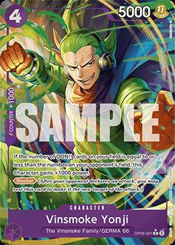 Vinsmoke Yonji (OP06-067) (V.4)⁣ - The Best⁣ (Alternate Art)⁣ [OP06-067]
