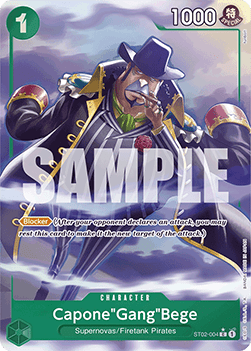 Capone"Gang"Bege (ST02-004) (V.4) - The Best (Alternate Art) [PRB01-ST02-004]