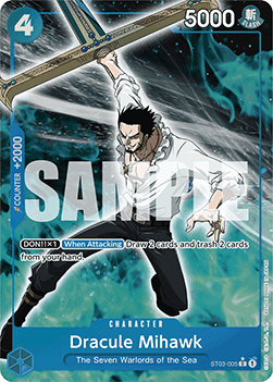Dracule Mihawk (ST03-005) (V.3) - The Best (Common) [PRB01-ST03-005]