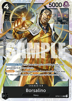 Borsalino (OP02-114) (V.1)⁣ - The Best⁣ (Super Rare)⁣ [OP02-114]