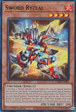 Sword Ryzeal (V.1 - Ultra Rare)⁣ - Crossover Breakers⁣ (Ultra Rare)⁣ [001]