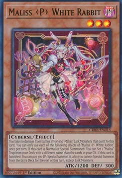 Maliss P White Rabbit (V.1 - Ultra Rare)⁣ - Crossover Breakers⁣ (Ultra Rare)⁣ [015]