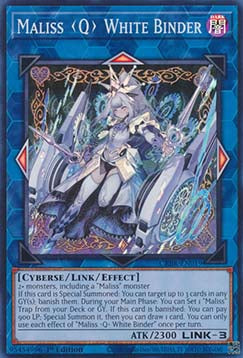 Maliss Q White Binder (V.1 - Super Rare)⁣ - Crossover Breakers⁣ (Super Rare)⁣ [019]