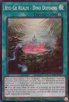 Ryu-Ge Realm - Dino Domains (V.2 - Super Rare) - Crossover Breakers (Super Rare) [CRBR-037]