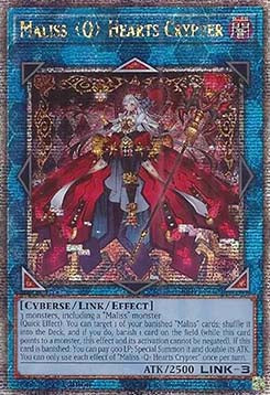 Maliss Q Hearts Crypter (V.3 - Quarter Century Secret Rare)⁣ - Crossover Breakers⁣ (Quarter Century Secret Rare)⁣ [020]