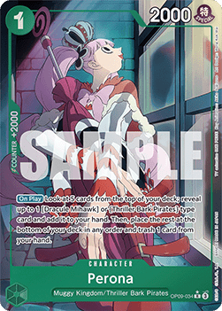 Perona (OP09-034) (V.2) - Emperors in the New World (Alternate Art) [OP09-034]