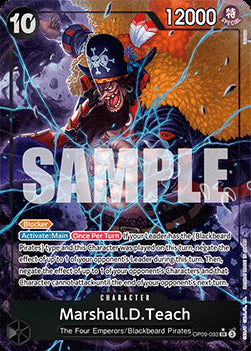 Marshall.D.Teach (OP09-093) (V.2) - Emperors in the New World (Alternate Art) [OP09-093]