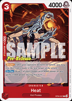 Heat (OP09-007) - Promos: Emperors in the New World (Common) [OP09P-007]