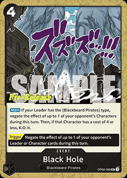 Black Hole (OP09-098)⁣ - Promos: Emperors in the New World⁣ (Uncommon)⁣ [098]