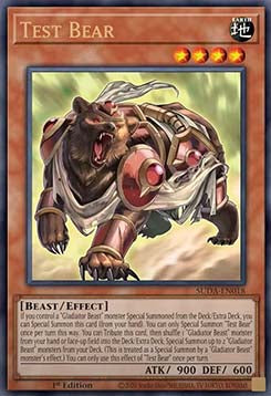 Test Bear (V.1 - Ultra Rare) - Supreme Darkness (Ultra Rare) [SUDA-018]