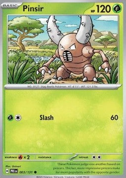 Pinsir - Prismatic Evolutions (Common) [PRE-003]