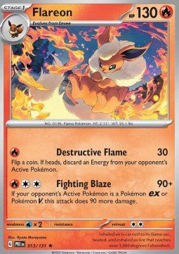 Flareon - Prismatic Evolutions (Rare) [PRE-013]