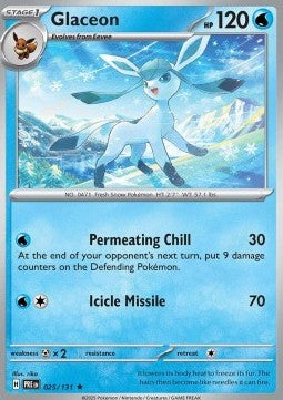 Glaceon - Prismatic Evolutions (Rare) [PRE-025]