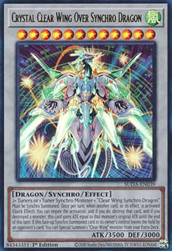 Crystal Clear Wing Over Synchro Dragon (V.1 - Ultra Rare) - Supreme Darkness (Ultra Rare) [SUDA-039]