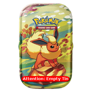 Empty Prismatic Evolutions: Flareon Mini Tin - Prismatic Evolutions