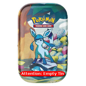 Empty Prismatic Evolutions: Glaceon Mini Tin - Prismatic Evolutions
