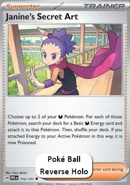 Janine's Secret Art - Prismatic Evolutions: Additionals (Uncommon) [xPRE-112]