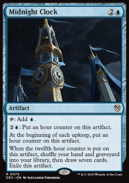 Midnight Clock⁣ - Commander: Aetherdrift⁣ (Rare)⁣ [79]