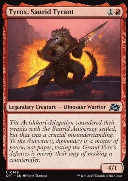 Tyrox, Saurid Tyrant⁣ - Aetherdrift⁣ (Uncommon)⁣ [149]