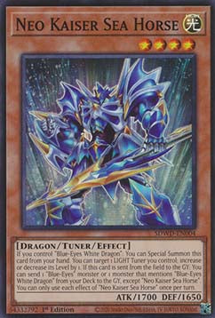 Neo Kaiser Sea Horse⁣ - Structure Deck: Blue-Eyes White Destiny⁣ (Super Rare)⁣ [004]