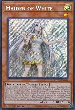 Maiden of White (V.2 - Secret Rare)⁣ - Structure Deck: Blue-Eyes White Destiny⁣ (Secret Rare)⁣ [041]