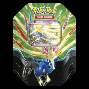 Azure Legends Tins: Xerneas ex Tin - Scarlet & Violet Products