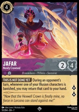 Jafar - Newly Crowned (V.1)⁣ - Archazia's Island⁣ (Super Rare)⁣ [51]
