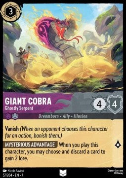 Giant Cobra - Ghostly Serpent⁣ - Archazia's Island⁣ (Uncommon)⁣ [57]