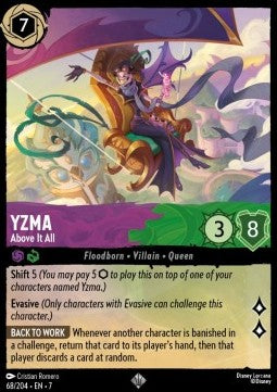 Yzma - Above It All⁣ - Archazia's Island⁣ (Super Rare)⁣ [68]