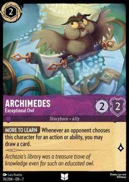 Archimedes - Exceptional Owl⁣ - Archazia's Island⁣ (Uncommon)⁣ [76]