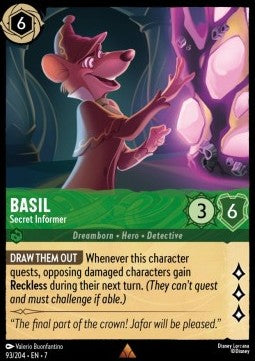 Basil - Secret Informer⁣ - Archazia's Island⁣ (Rare)⁣ [93]