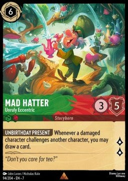 Mad Hatter - Unruly Eccentric (V.1)⁣ - Archazia's Island⁣ (Rare)⁣ [94]