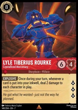 Lyle Tiberius Rourke - Crystallized Mercenary⁣ - Archazia's Island⁣ (Rare)⁣ [140]