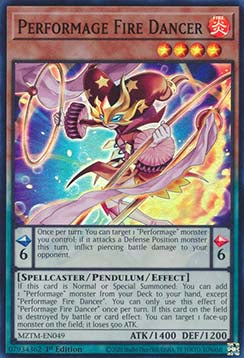 Performage Fire Dancer - Maze of the Master (Super Rare) [MZTM-049]