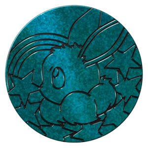 Prismatic Evolutions Mini Tins: Cyan Eevee Coin - Prismatic Evolutions