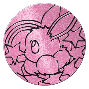 Prismatic Evolutions Mini Tins: Pink Eevee Coin - Prismatic Evolutions