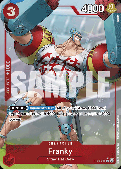 Franky (ST21-011) (V.2) - Starter Deck: EX Gear 5 (Alternate Art) [ST-21-011]