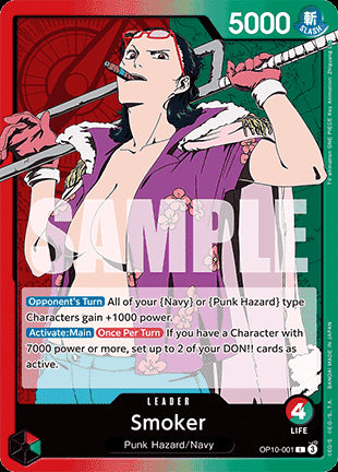 Smoker (OP10-001) (V.1) - Royal Blood (Leader) [OP10-001]