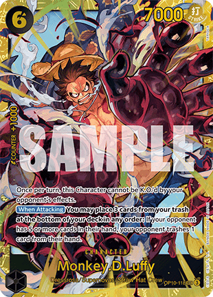 Monkey.D.Luffy (OP10-118) (V.1)⁣ - Royal Blood⁣ (Secret Rare)⁣ [118]