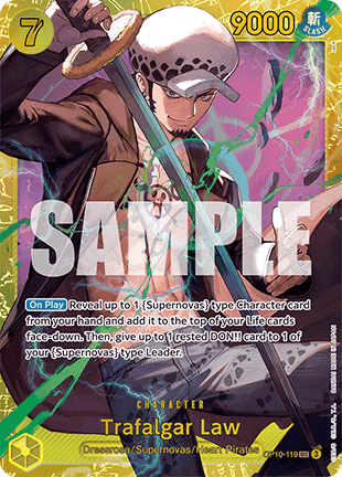 Trafalgar Law (OP10-119) (V.1) - Royal Blood (Secret Rare) [OP10-119]