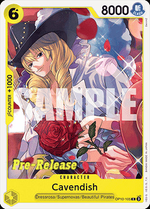 Cavendish (OP10-105)⁣ - Promos: Royal Blood⁣ (Common)⁣ [105]